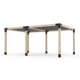 Double Pergola Kit with 2 Shade Sail