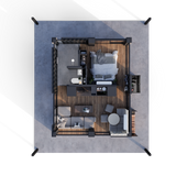 RUUMS DWELLING - 1 BEDROOM + BATH