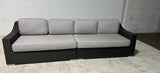 Tuscan Left & Right Arm Sofa Half Round Rattan - 1205-82