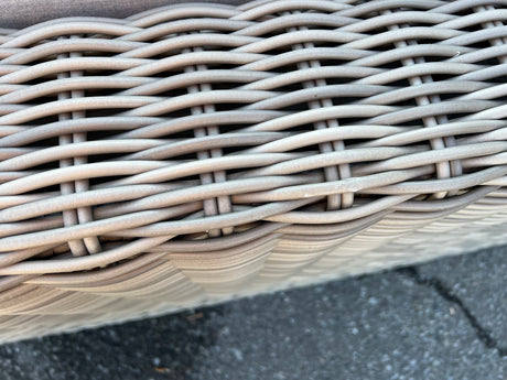 Bretton 5pc Driftwood rattan sectional set 2025-62