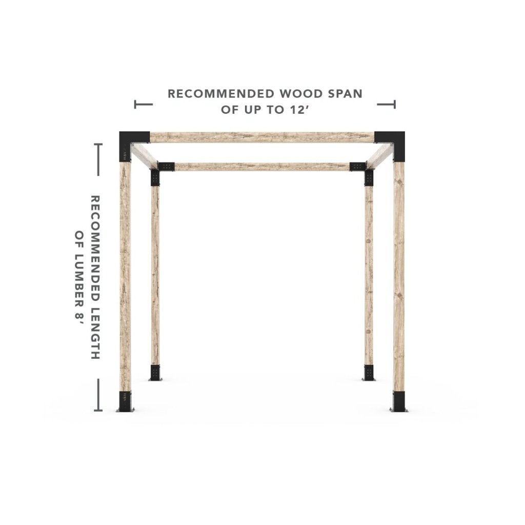 Any Size Pergola Kit For 4X4 Wood Posts