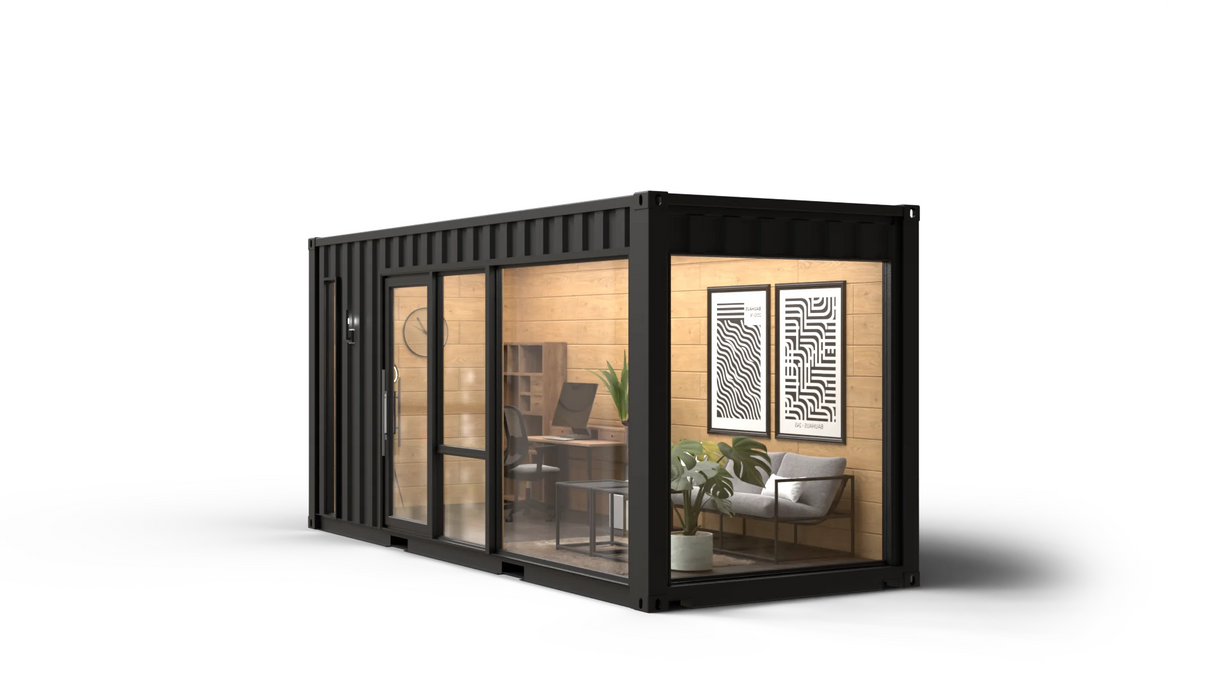 RUUMS - 20' HIGH CUBE BACKYARD STUDIO WITH NATURAL LIGHT