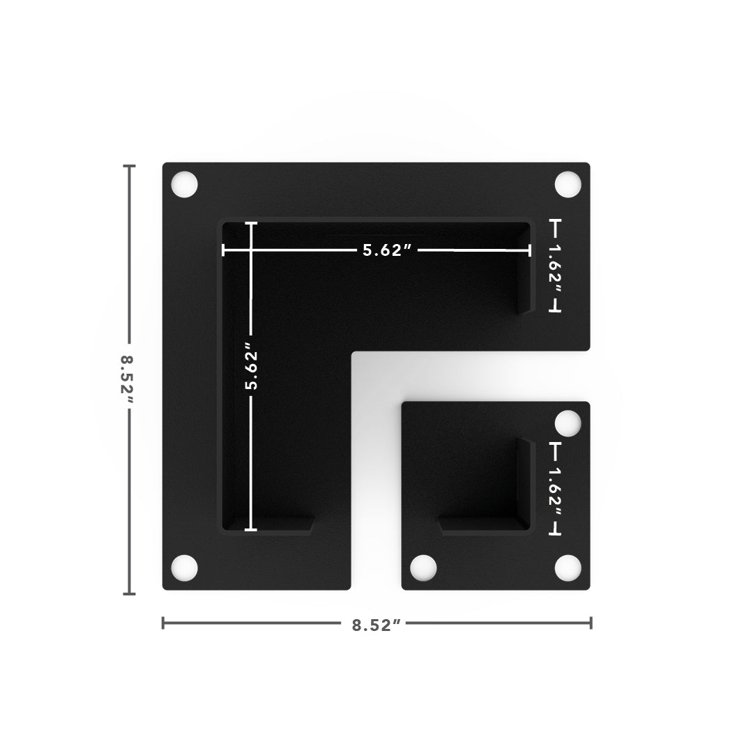 Kit de base de poteau d'angle pour système de clôture