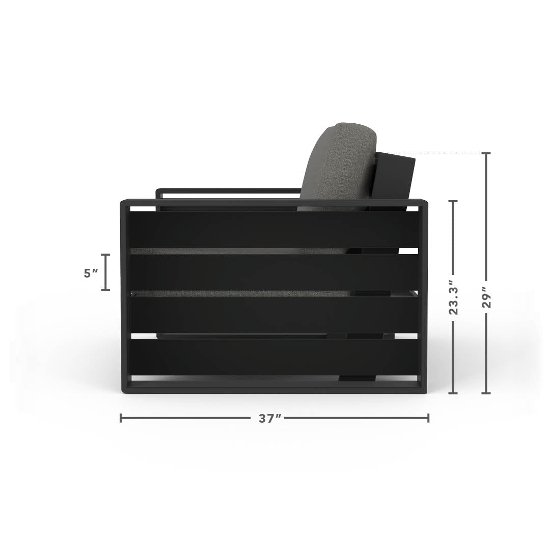 La chaise longue basse FYRST