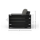 La chaise longue basse FYRST