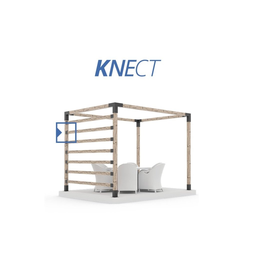 Support latéral pour pergola KNECT