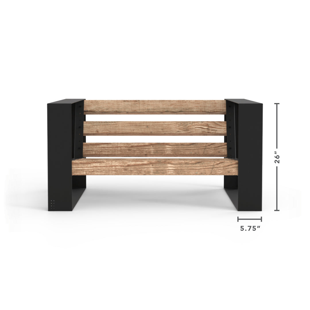 Ensemble de fauteuil/causeuse moderne Muskoka