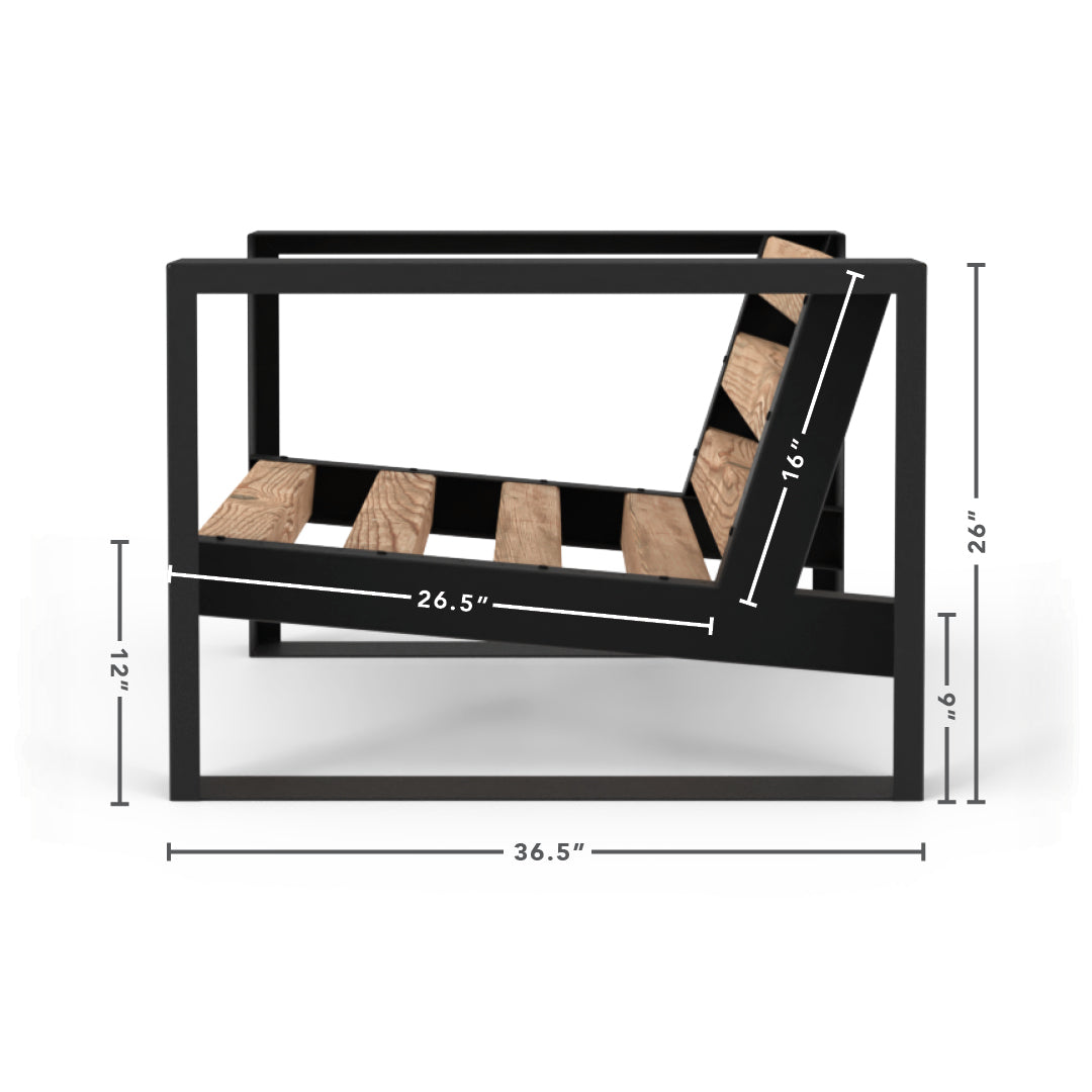 Modern Muskoka Chair/Loveseat Kit | Toja Grid – Toja Canada