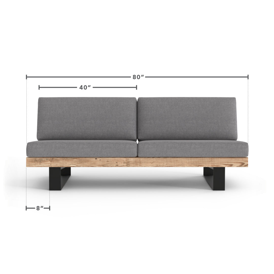 Modern Muskoka Armless Sofa Kit | Toja Grid – Toja Canada