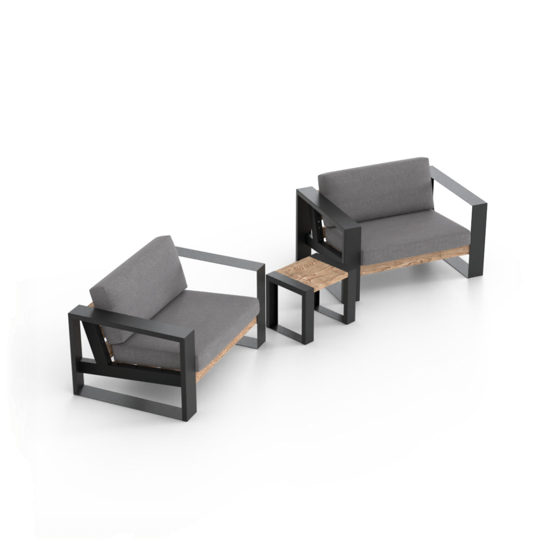 Modern Muskoka 3 Piece Chair Set