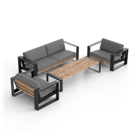 Modern Muskoka 4 Piece Sofa Set