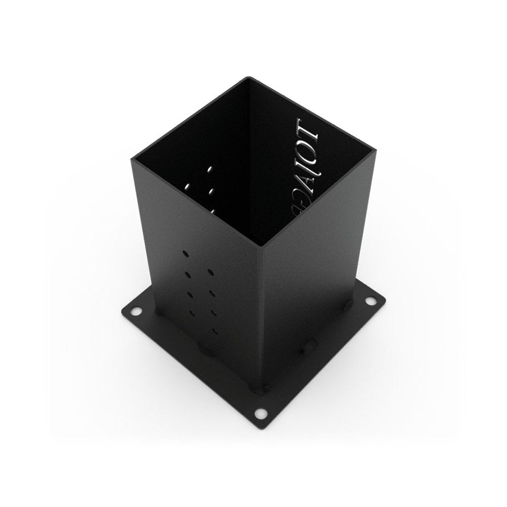 Toja Post Risers SOLO Pergola Post Base and Wall Mount Bracket | Rough Cut | Toja Grid ...