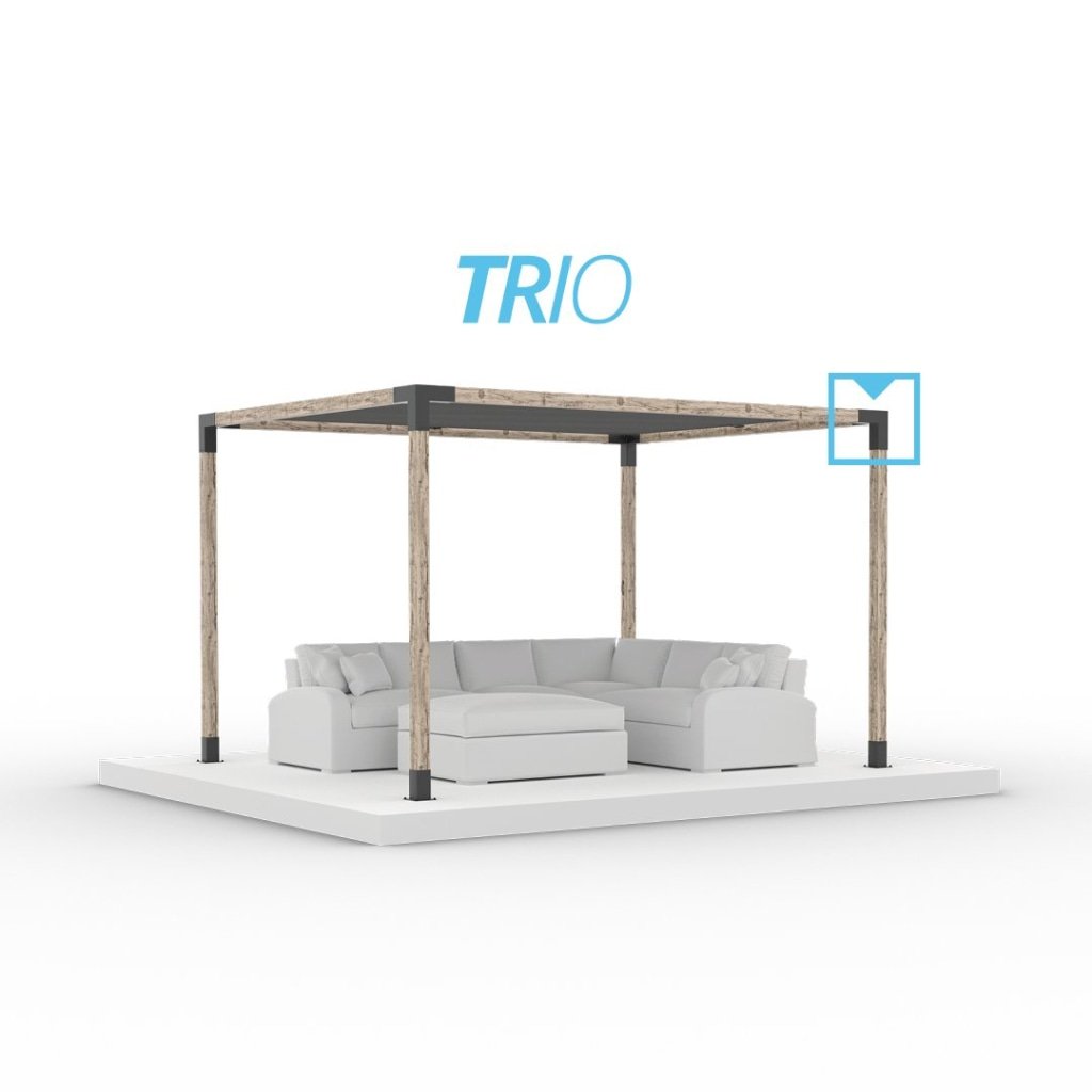 TRIO 3 Arm Pergola Corner Bracket